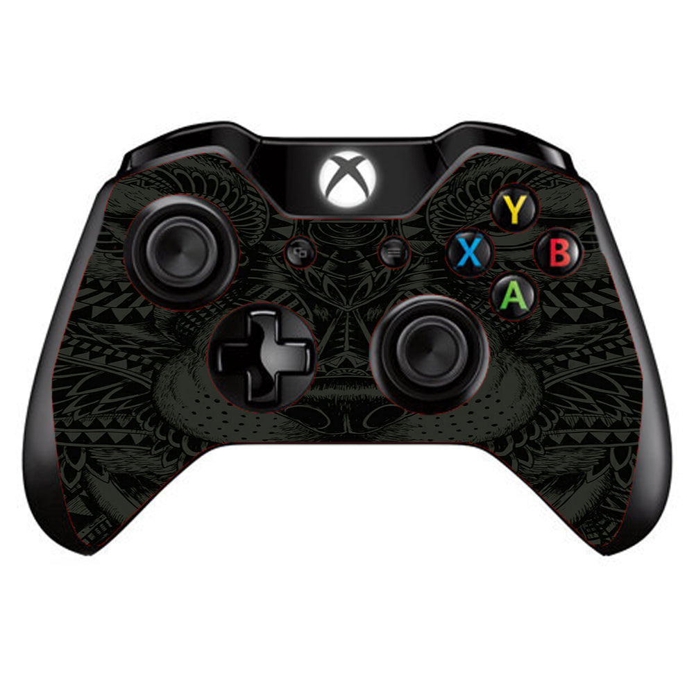  Aztec Lion Wolf Design Microsoft Xbox One Controller Skin