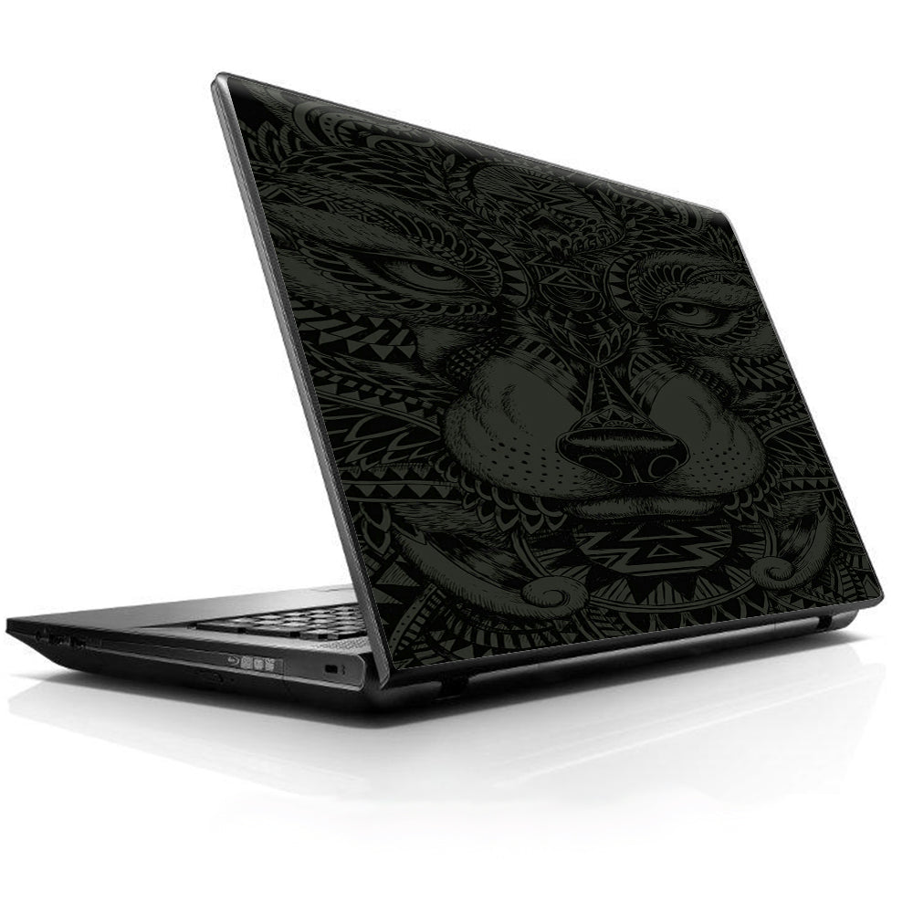  Aztec Lion Wolf Design Universal 13 to 16 inch wide laptop Skin