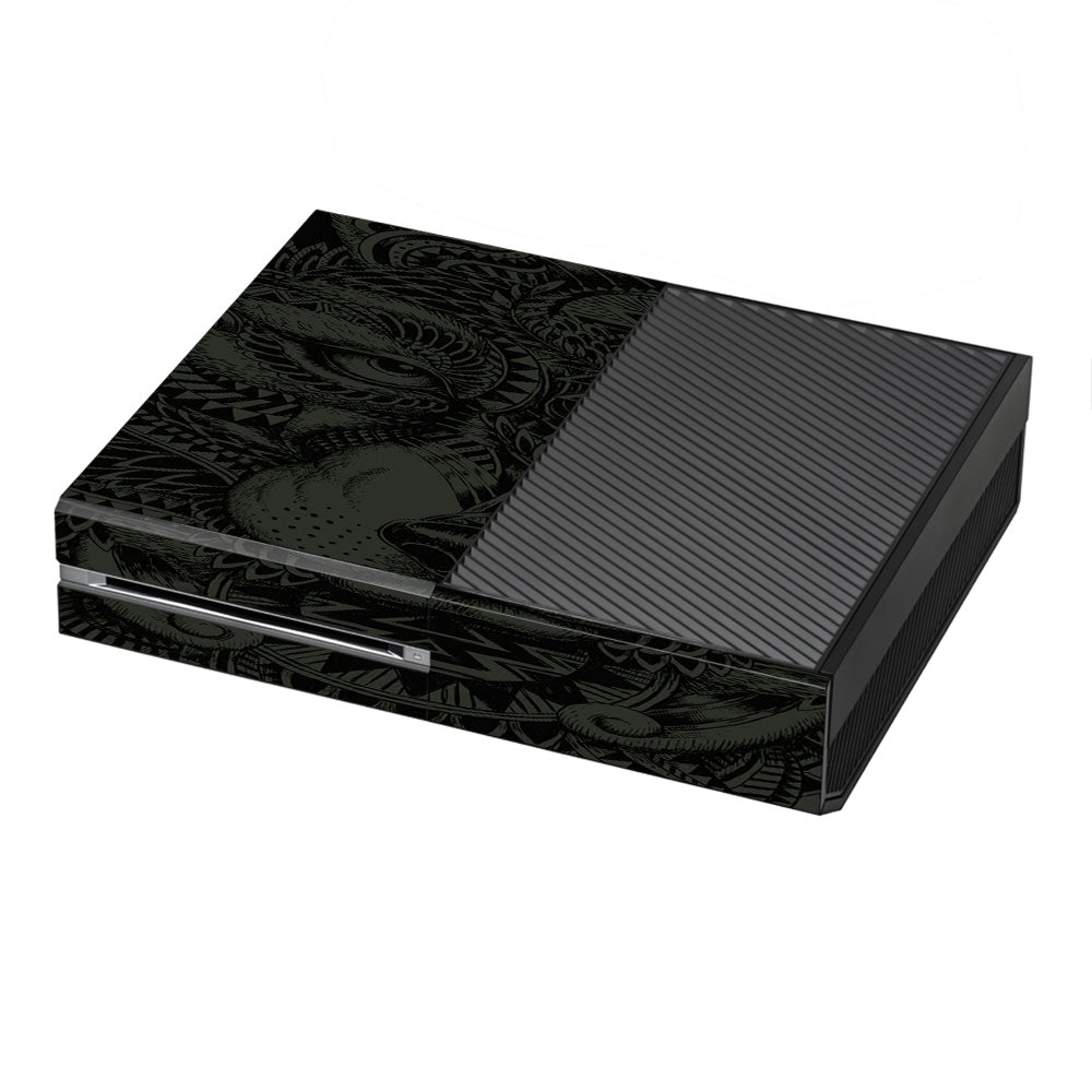  Aztec Lion Wolf Design Microsoft Xbox One Skin