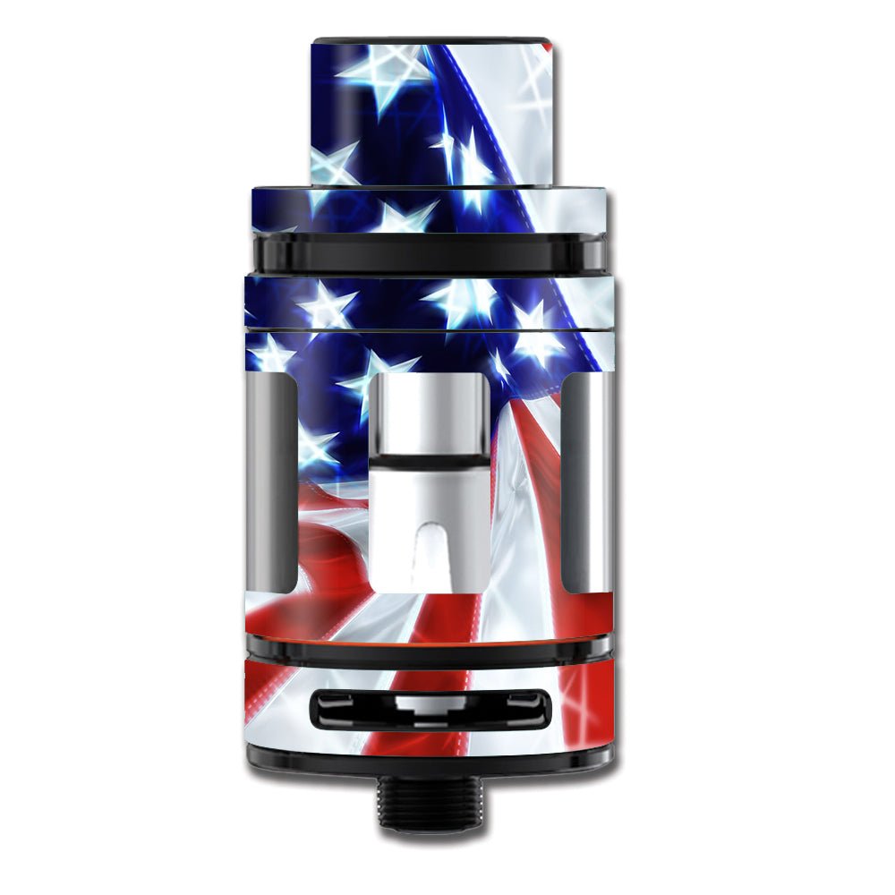  Electric American Flag U.S.A. Smok TFV8 Mini Big Baby Beast Skin