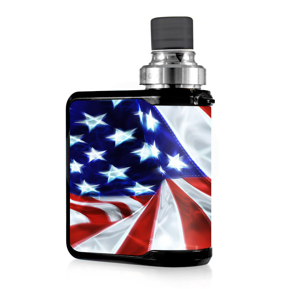  Electric American Flag U.S.A. Mvape Mi-One Skin