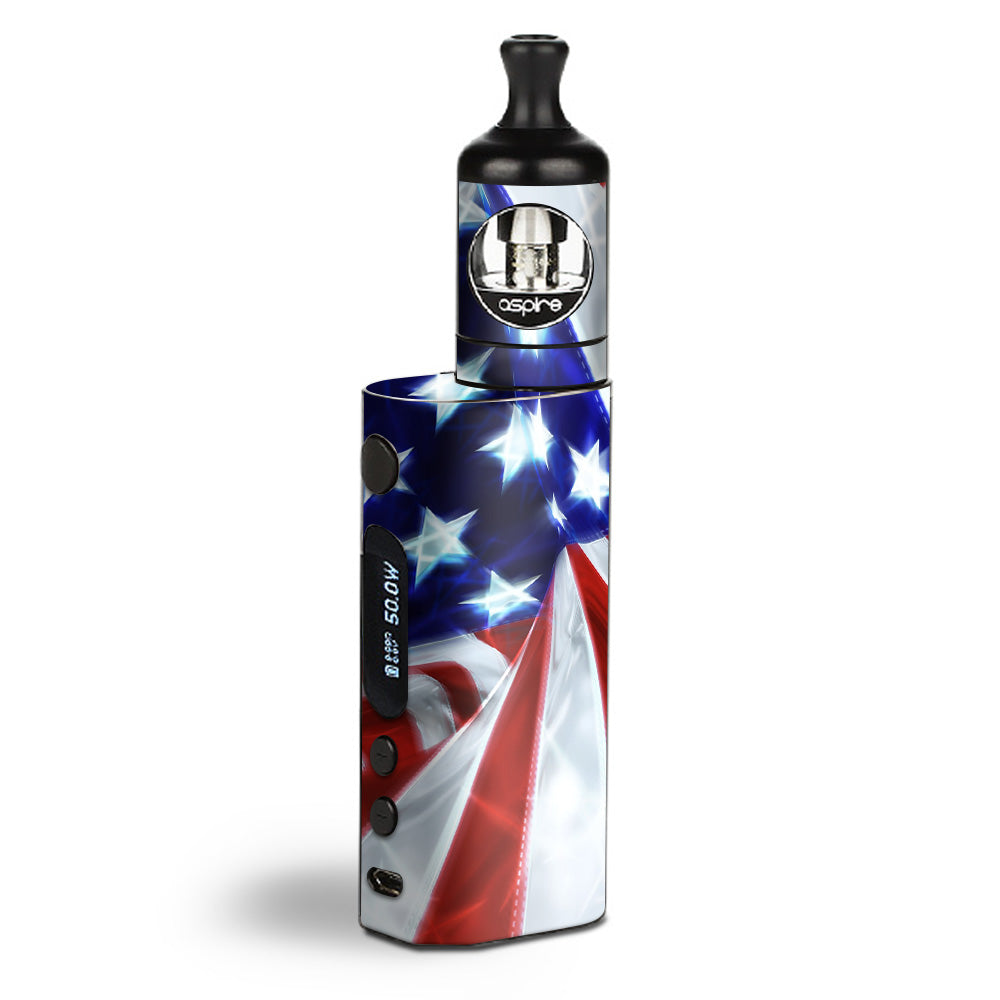  Electric American Flag U.S.A. Aspire Zelos  Skin