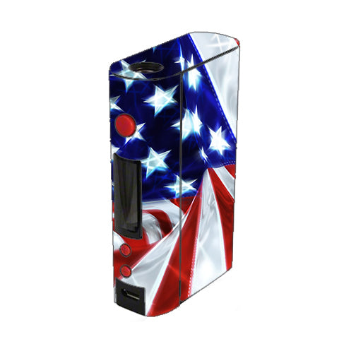  Electric American Flag U.S.A. Kangertech Kbox 200w Skin