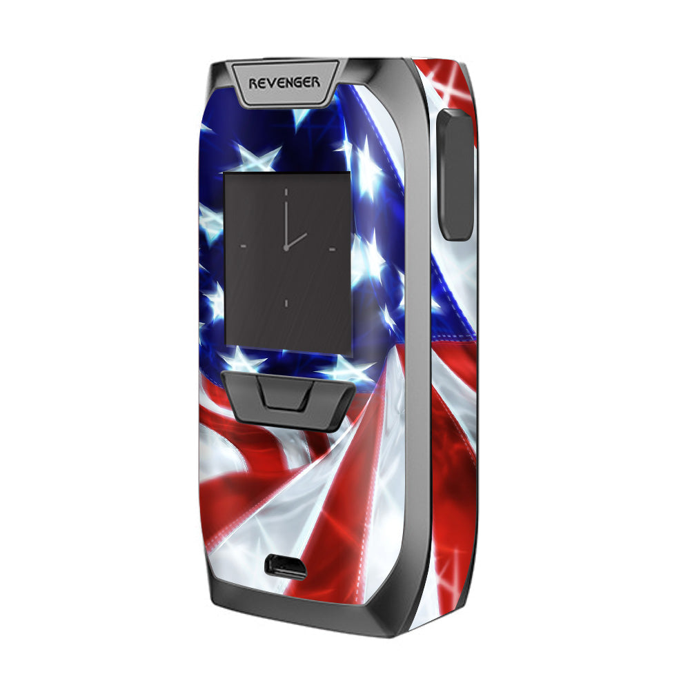  Electric American Flag U.S.A. Vaporesso Revenger Skin