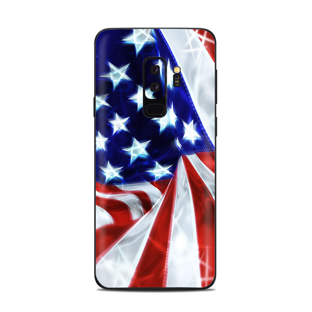  Electric American Flag U.S.A. Samsung Galaxy S9 Plus Skin