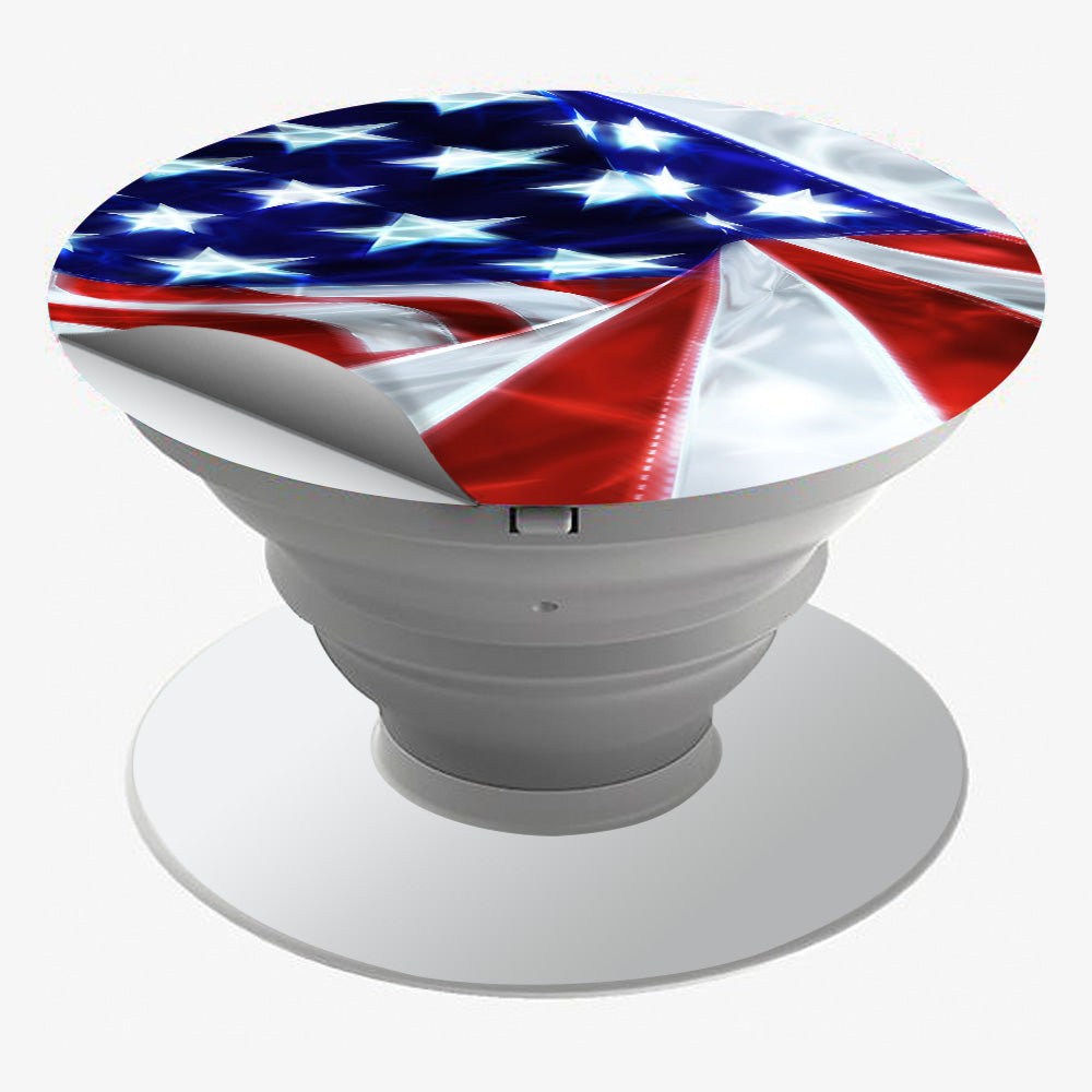  Electric American Flag U.S.A. Popsocket Pop Socket Skin