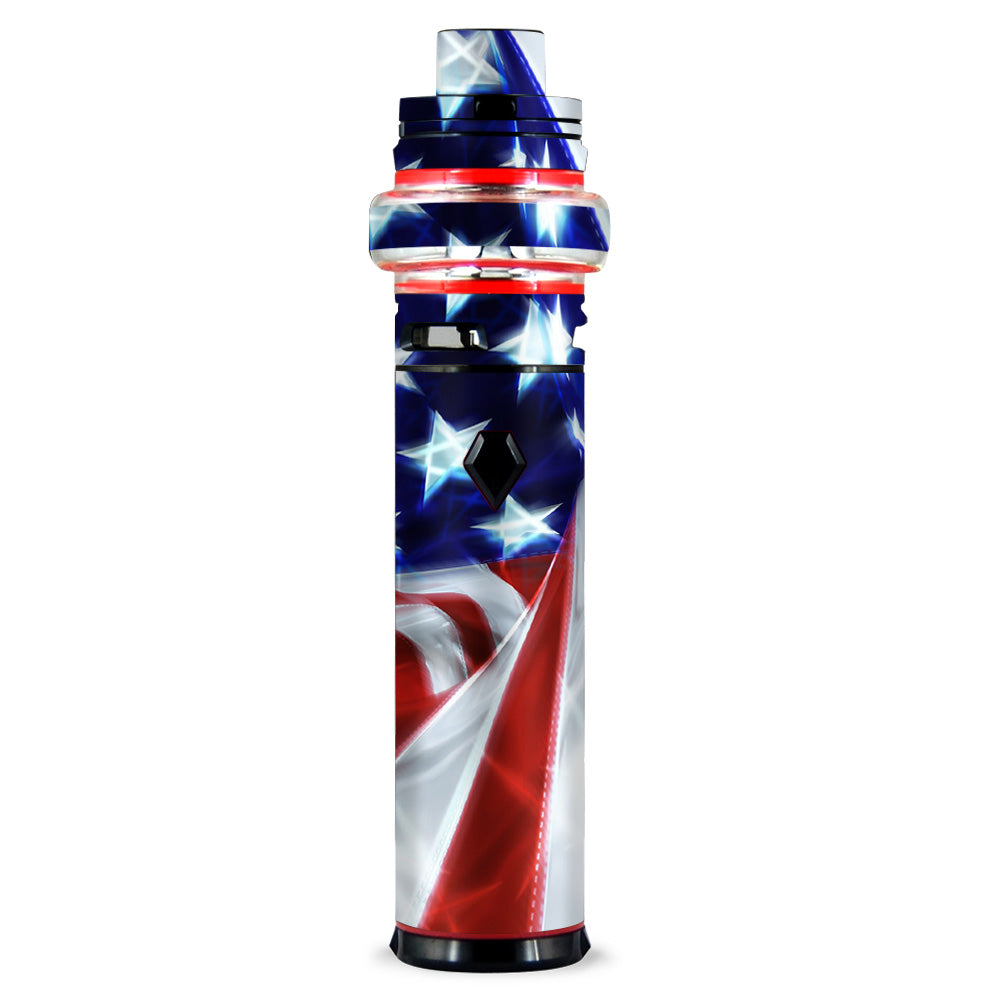  Electric American Flag U.S.A. Smok stick V9 Max Skin
