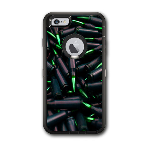  Green Bullets Military Rifle Ar Otterbox Defender iPhone 6 PLUS Skin