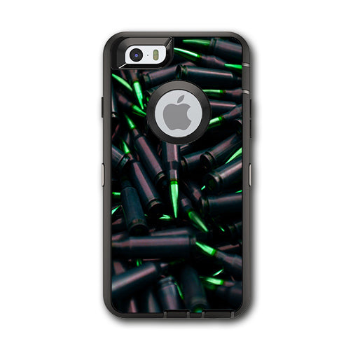  Green Bullets Military Rifle Ar Otterbox Defender iPhone 6 Skin