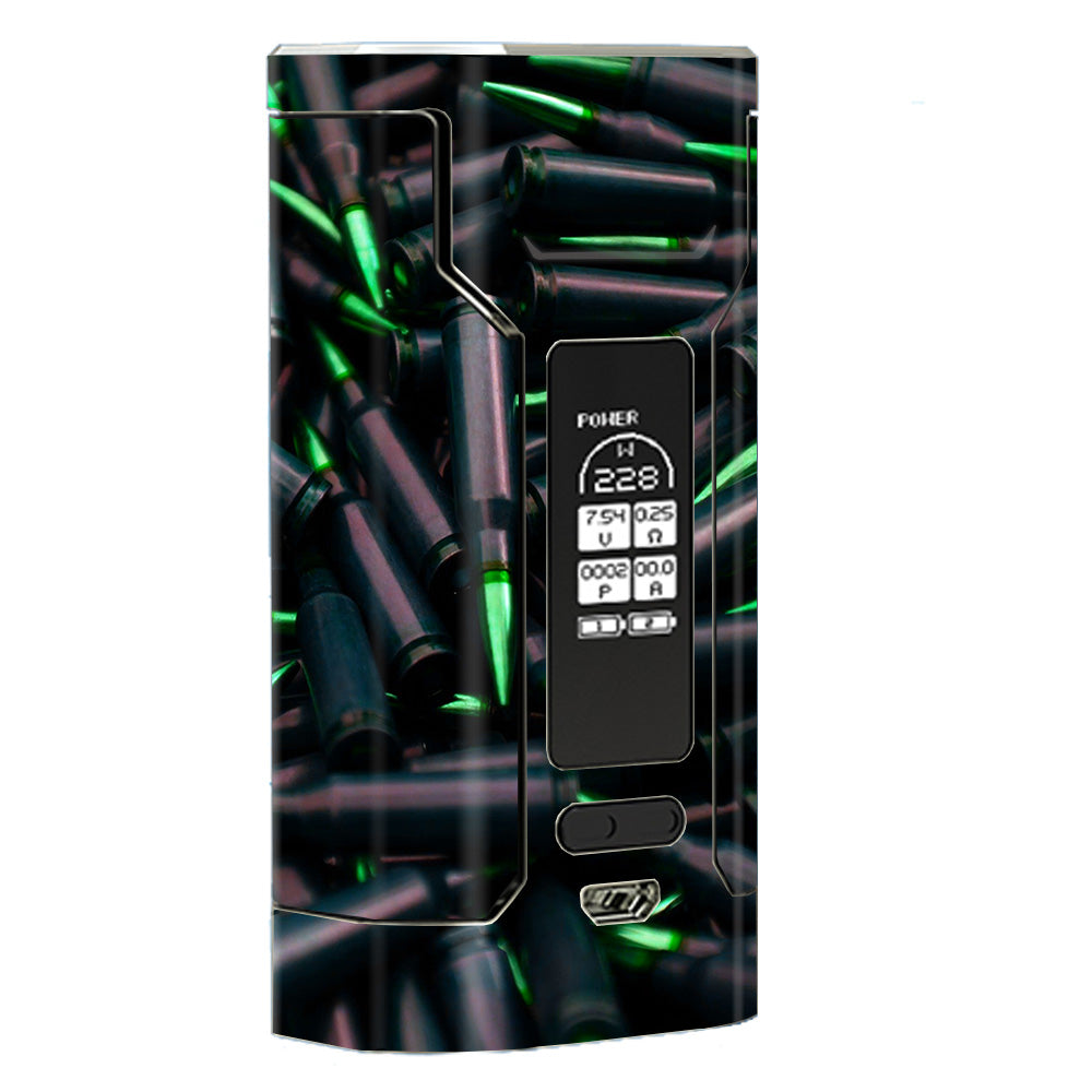  Green Bullets Military Rifle Ar Wismec Predator 228 Skin