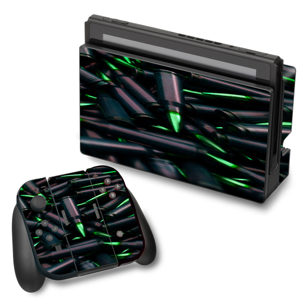  Green Bullets Military Rifle Ar Nintendo Switch Skin