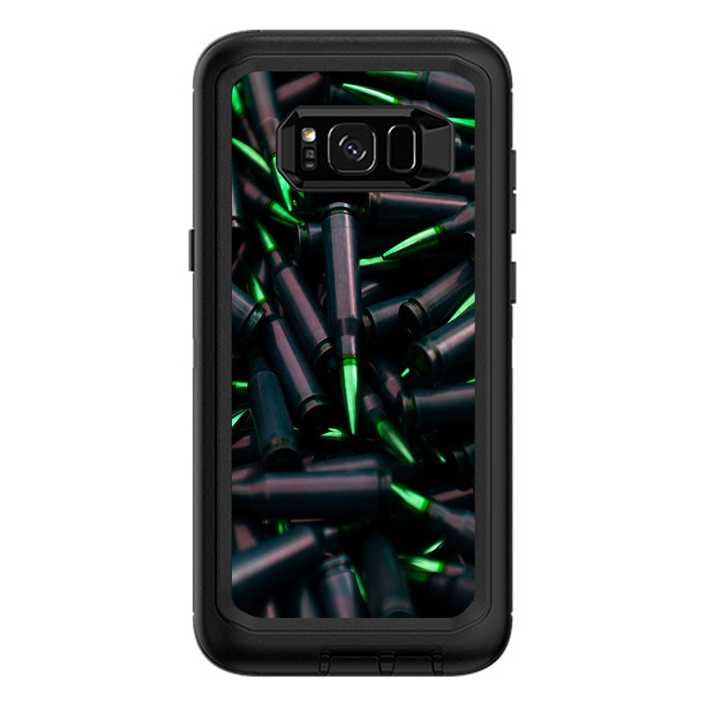  Green Bullets Military Rifle Ar Otterbox Defender Samsung Galaxy S8 Plus Skin