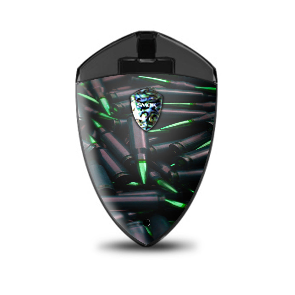  Green Bullets Military Rifle Ar Smok Rolo Badge Skin