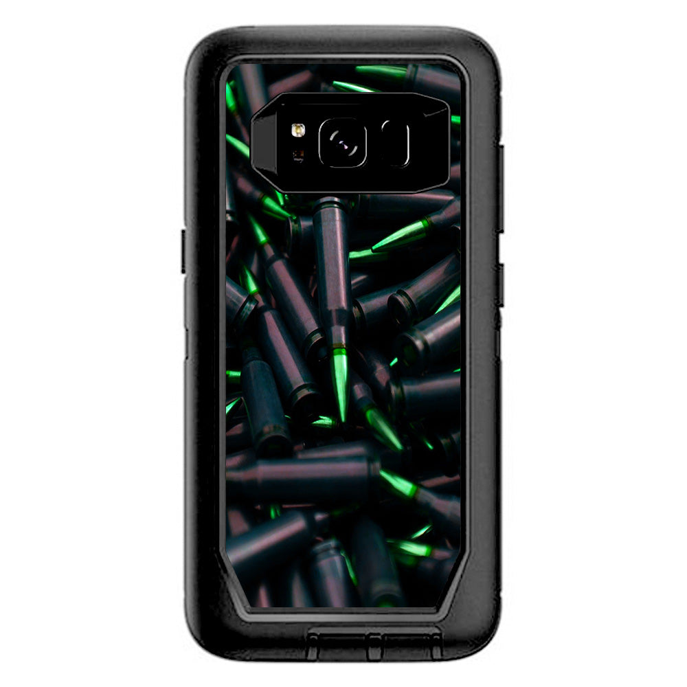  Green Bullets Military Rifle Ar Otterbox Defender Samsung Galaxy S8 Skin