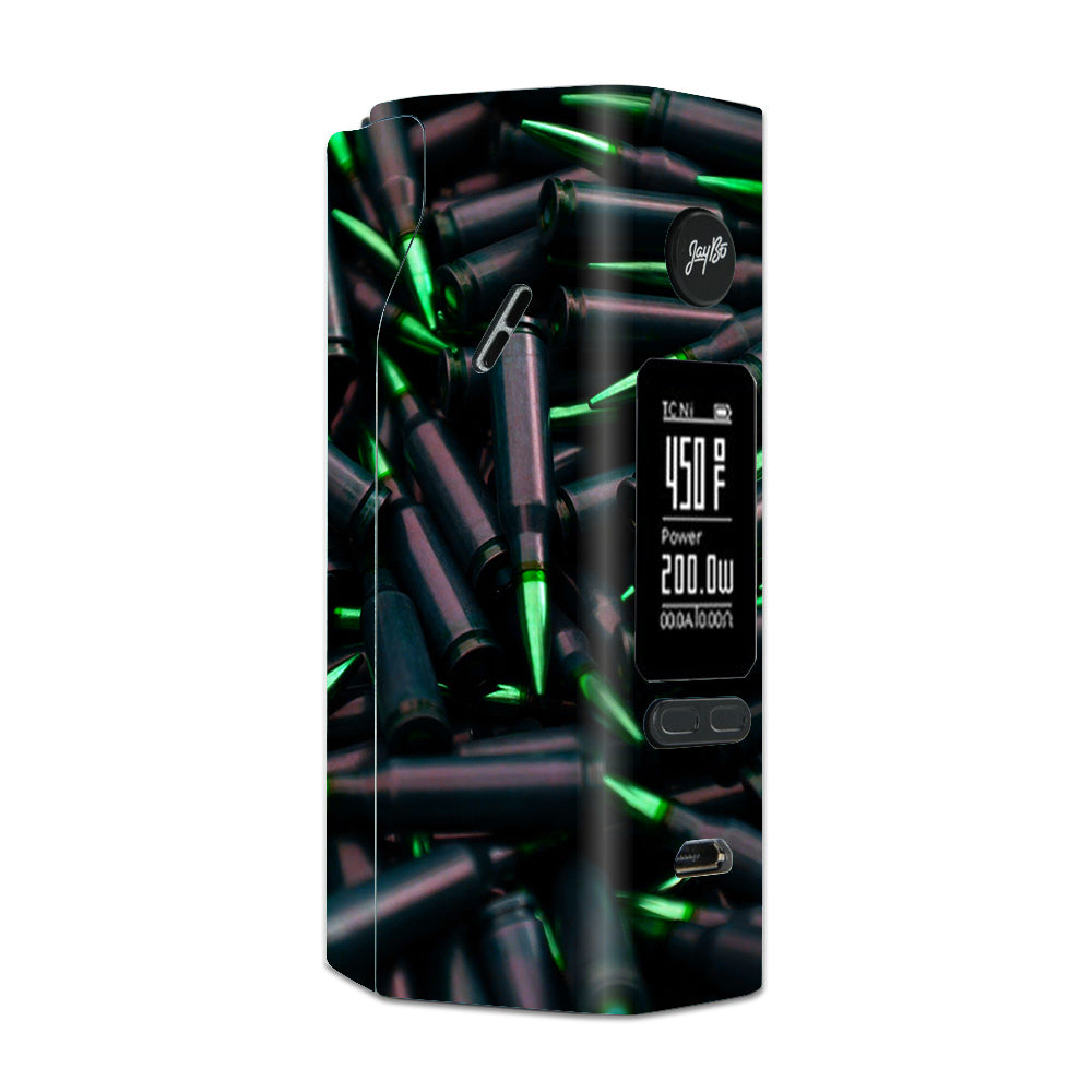  Green Bullets Military Rifle Ar Wismec Reuleaux RX 2/3 combo kit Skin