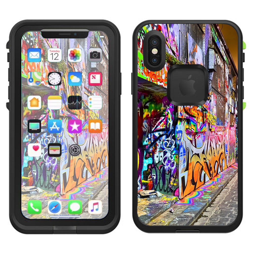  Graffiti Street Art Ny L.A. Lifeproof Fre Case iPhone X Skin