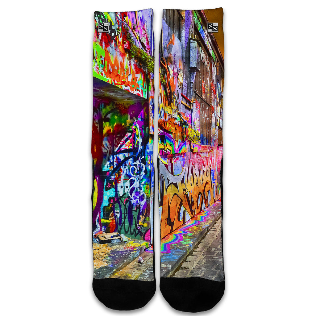  Graffiti Street Art Ny L.A. Universal Socks