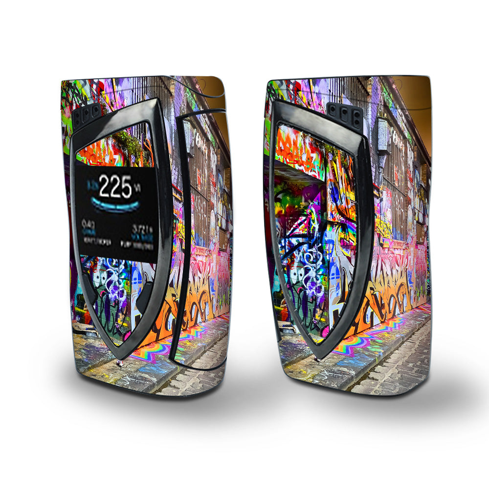 Skin Decal Vinyl Wrap for Smok Devilkin Kit 225w Vape (includes TFV12 Prince Tank Skins) skins cover/ Graffiti Street Art NY L.A.