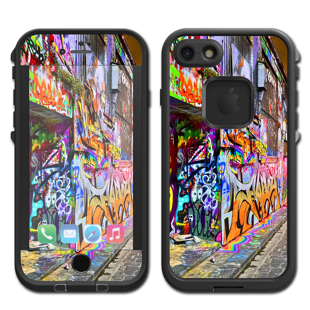  Graffiti Street Art Ny L.A. Lifeproof Fre iPhone 7 or iPhone 8 Skin