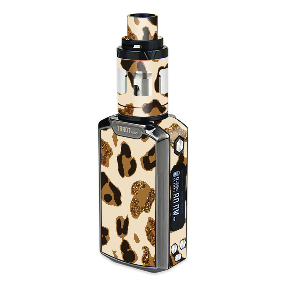 Skin Decal for Vaporesso Tarot Nano Kit Vape / Leopard Print Glitter Print (not real glitter) itsaskin.com Skin Decal for Vaporesso Tarot Nano Kit Vape / Leopard Print Glitter Print (not real glitter) itsaskin.com
