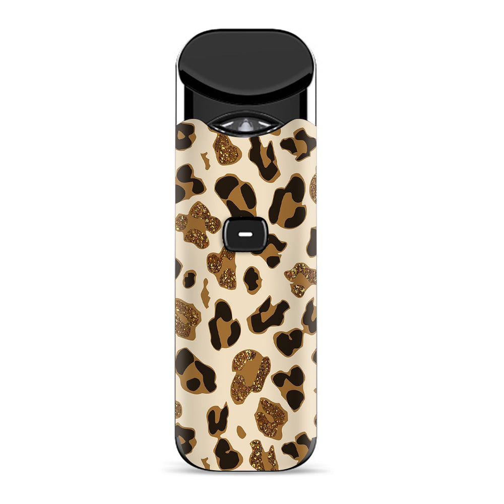 Skins Decals for Smok Nord Pod Vape / Leopard Print Glitter Print (not real glitter) itsaskin.com Skins Decals for Smok Nord Pod Vape / Leopard Print Glitter Print (not real glitter) itsaskin.com