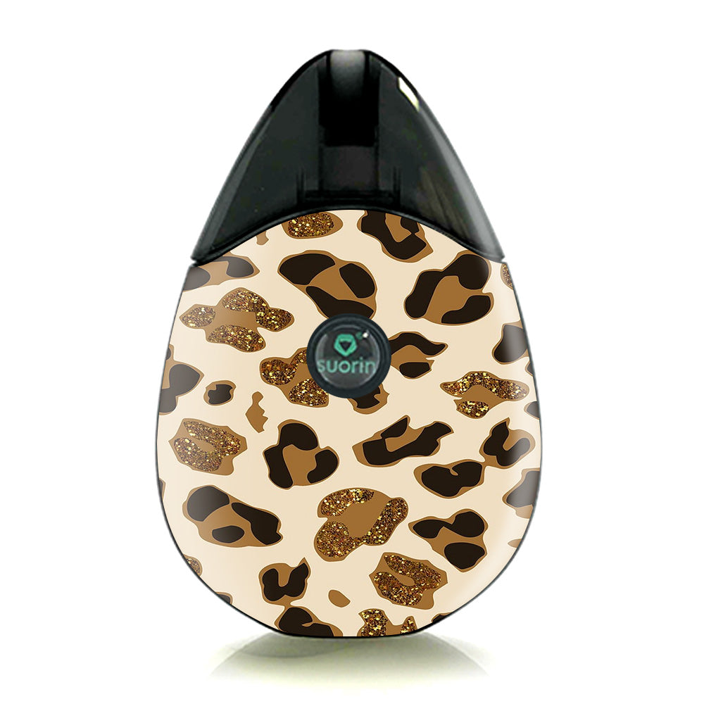  Leopard Print Glitter Print (Not Real Glitter) Suorin Drop Skin