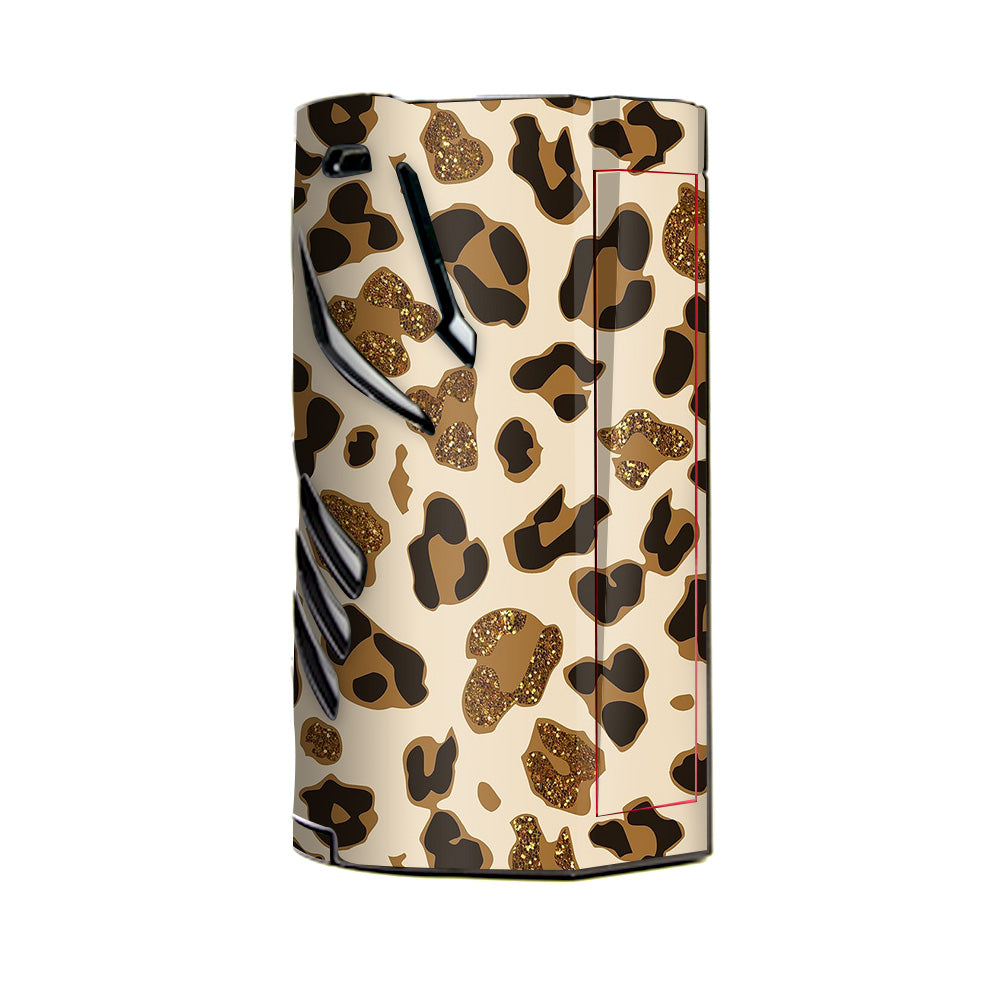  Leopard Print Glitter Print (Not Real Glitter) T-Priv 3 Smok Skin