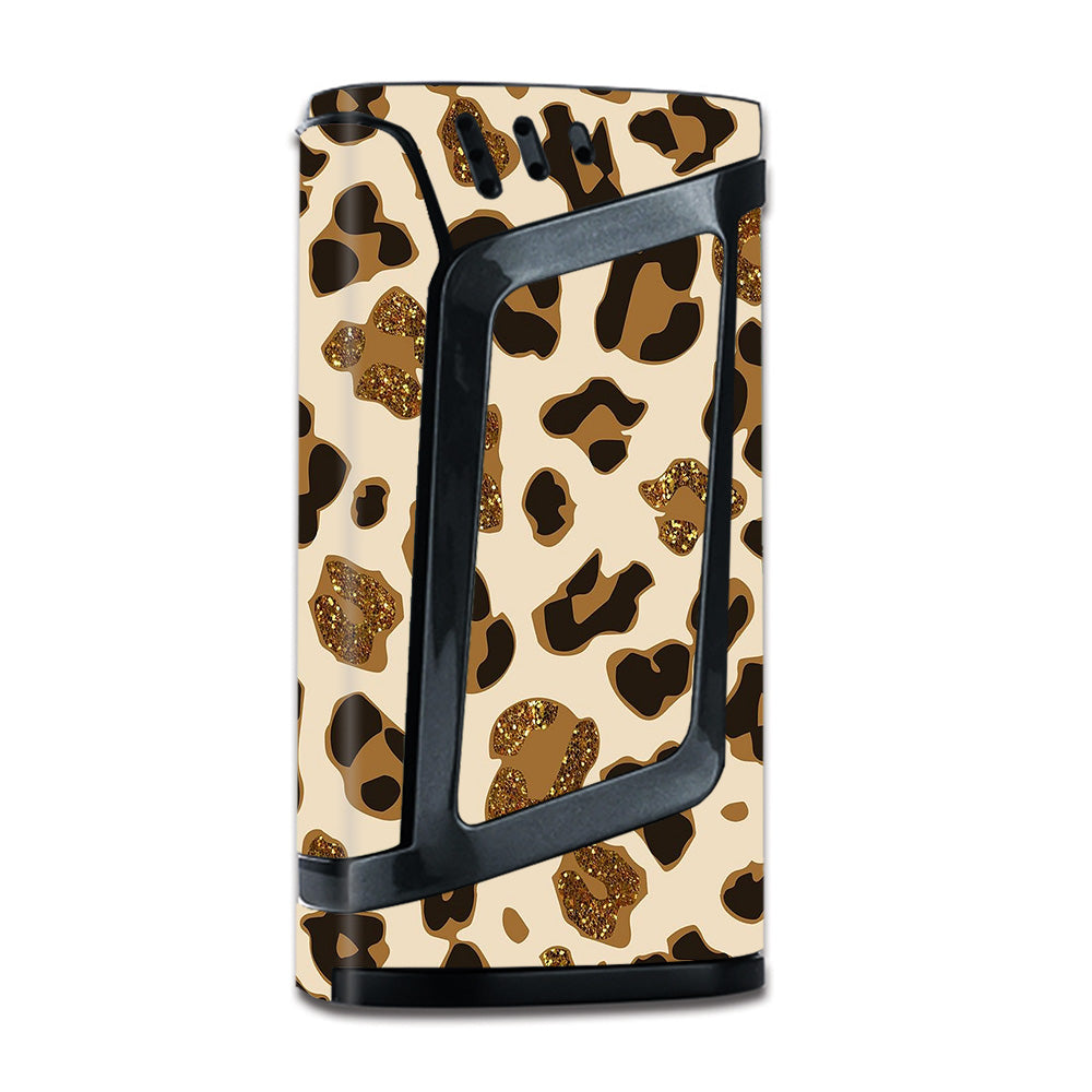  Leopard Print Glitter Print (Not Real Glitter) Smok Alien 220W Skin