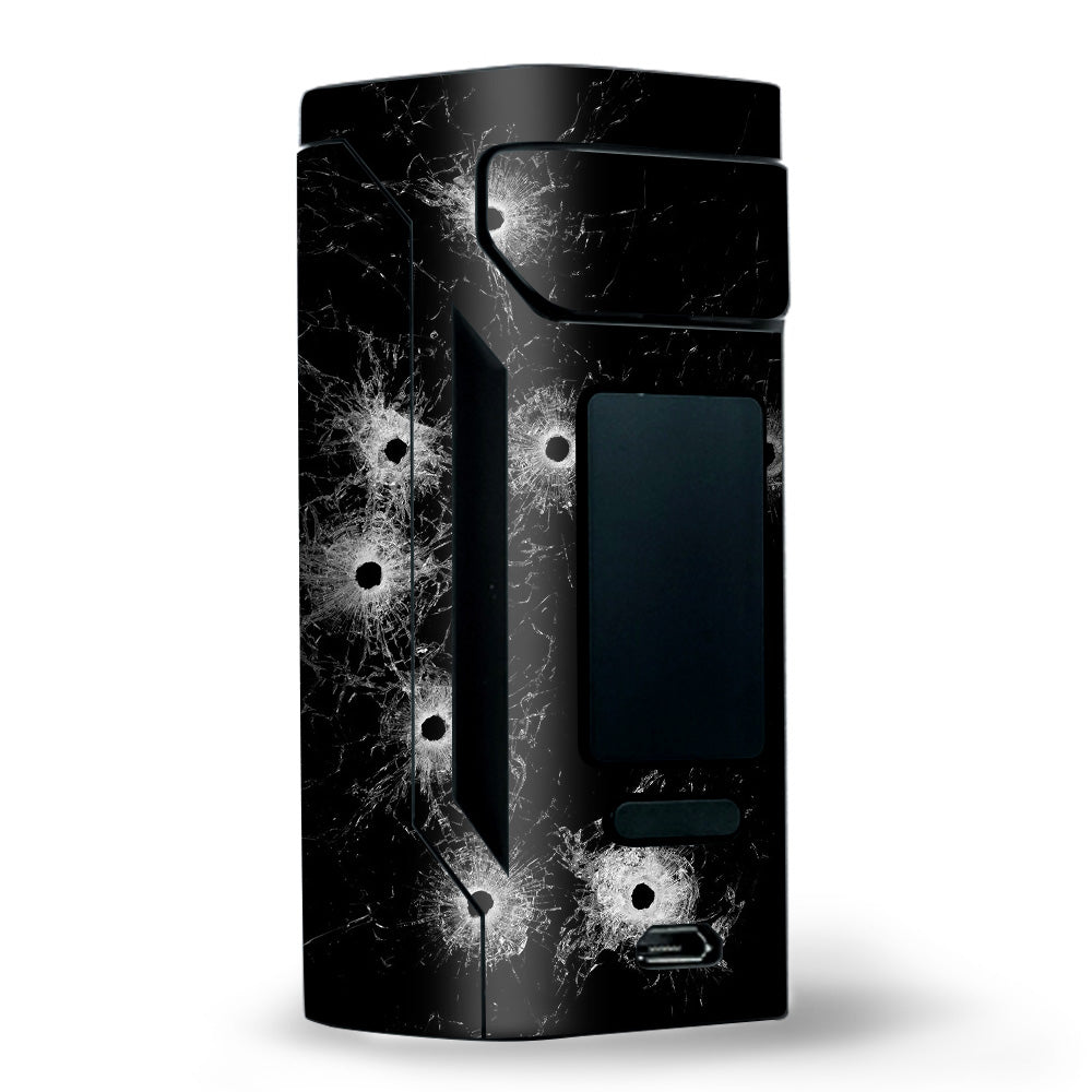  Bullet Holes In Glass Wismec RX2 20700 Skin
