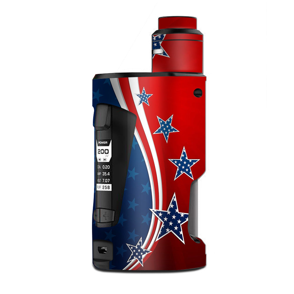  America Independence Stars Stripes G Box Squonk Geek Vape Skin