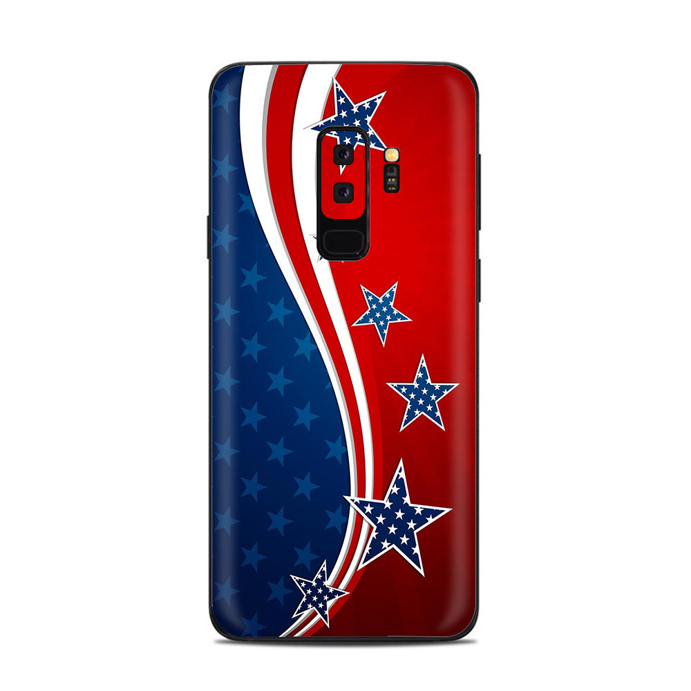  America Independence Stars Stripes Samsung Galaxy S9 Plus Skin