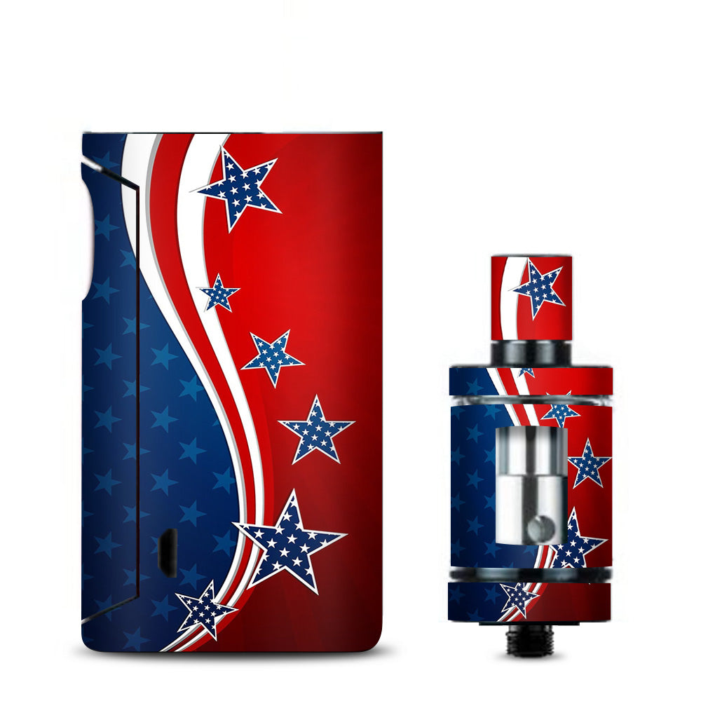  America Independence Stars Stripes Vaporesso Drizzle Fit Skin
