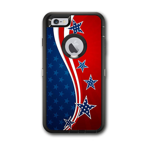  America Independence Stars Stripes Otterbox Defender iPhone 6 PLUS Skin