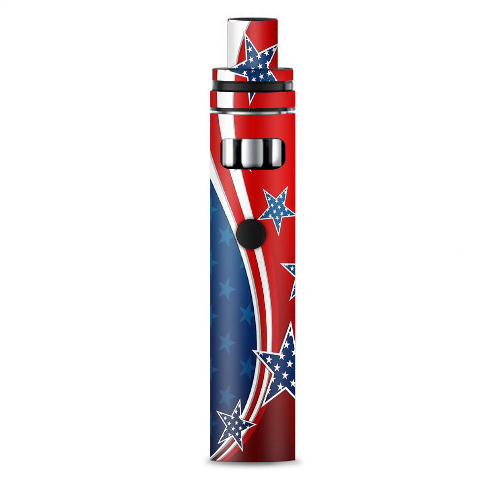  America Independence Stars Stripes Smok Stick AIO Skin