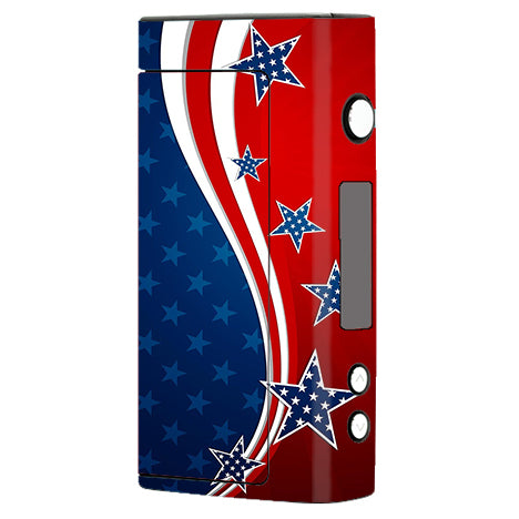  America Independence Stars Stripes Sigelei Fuchai 200W Skin