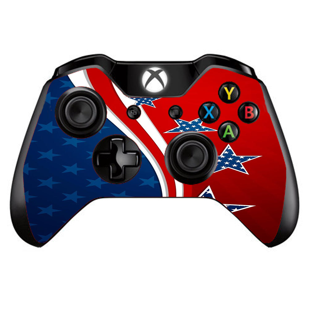  America Independence Stars Stripes Microsoft Xbox One Controller Skin