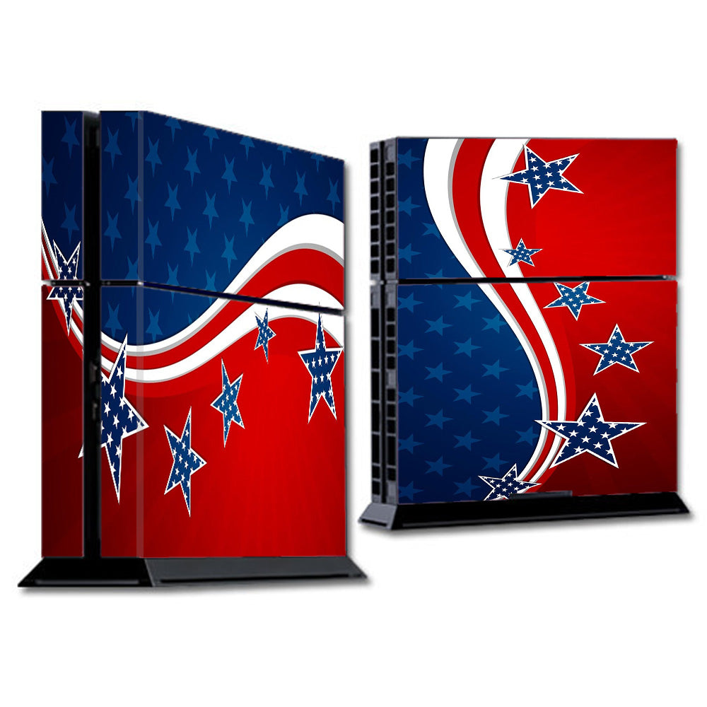  America Independence Stars Stripes Sony Playstation PS4 Skin