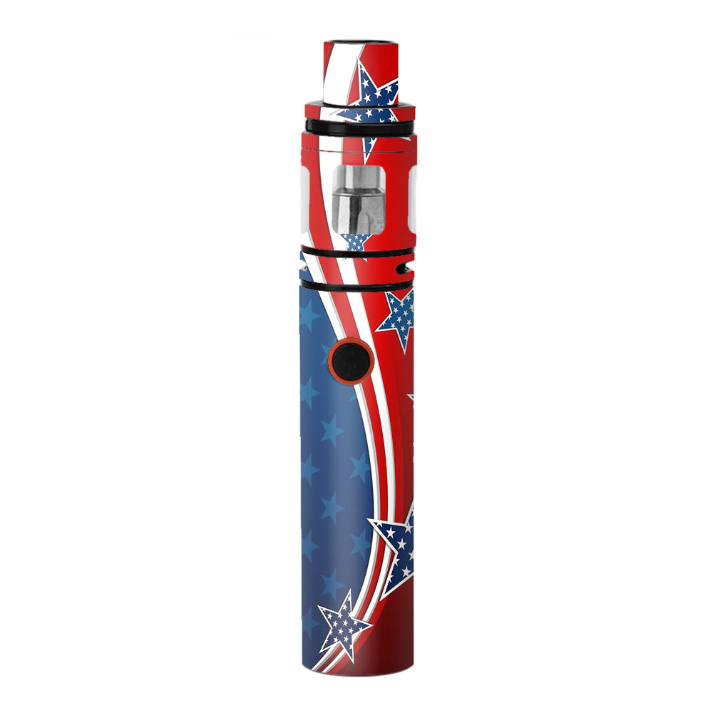  America Independence Stars Stripes Smok Stick V8 Skin