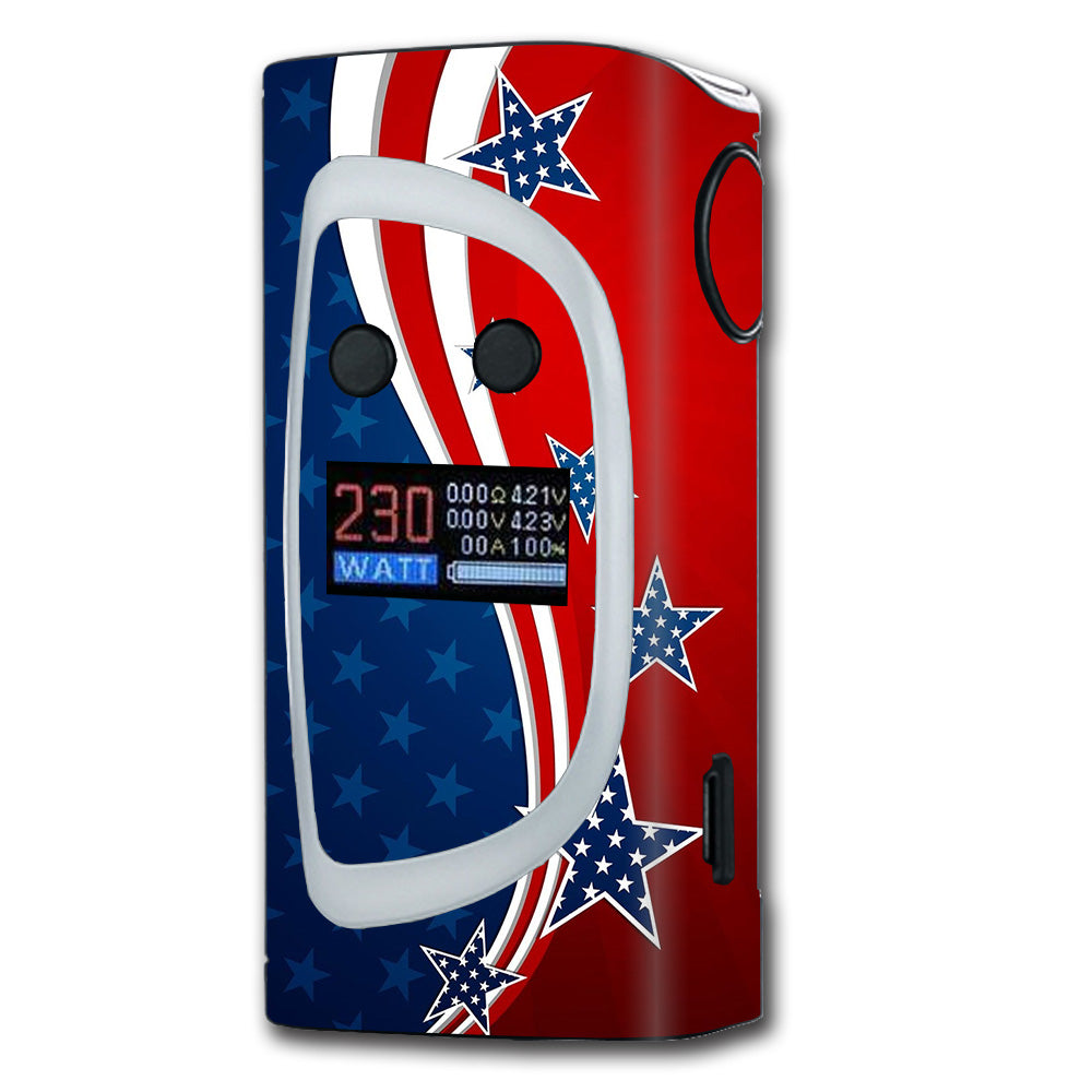  America Independence Stars Stripes Sigelei Kaos Spectrum Skin