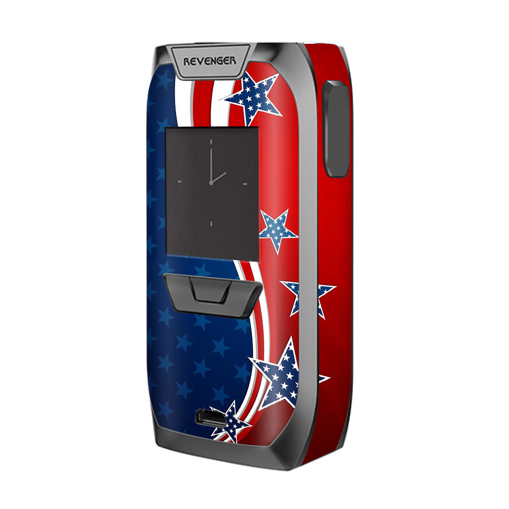  America Independence Stars Stripes Vaporesso Revenger Skin