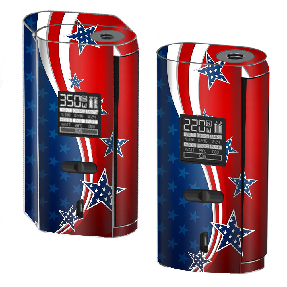  America Independence Stars Stripes Smok GX2/4 350w Skin
