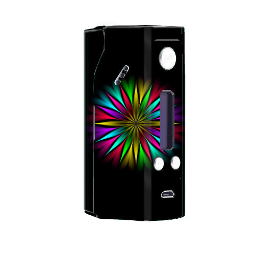  Neon Flower Trippy Shape Wismec Reuleaux RX200  Skin