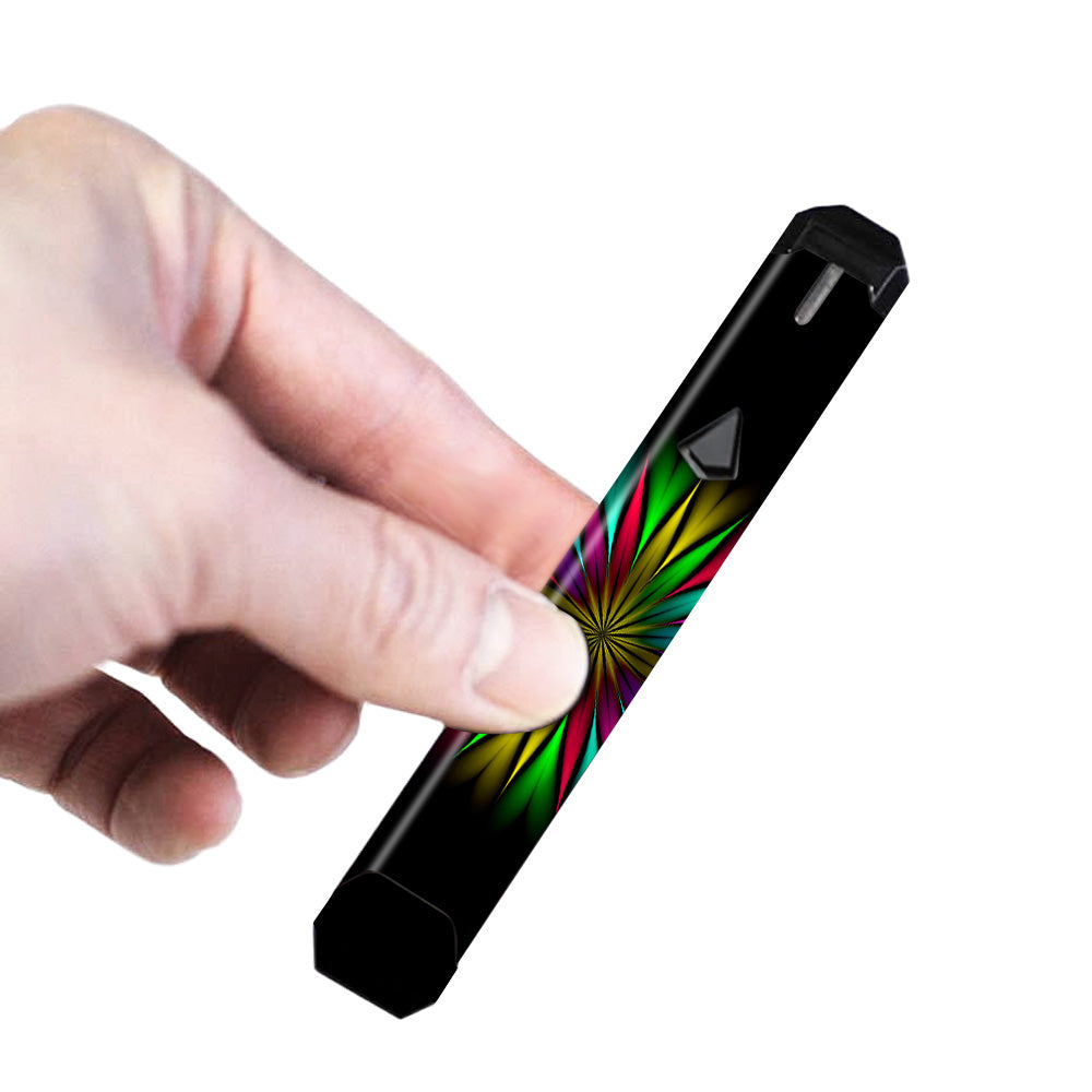  Neon Flower Trippy Shape Limitless Pulse Ply Rock Skin