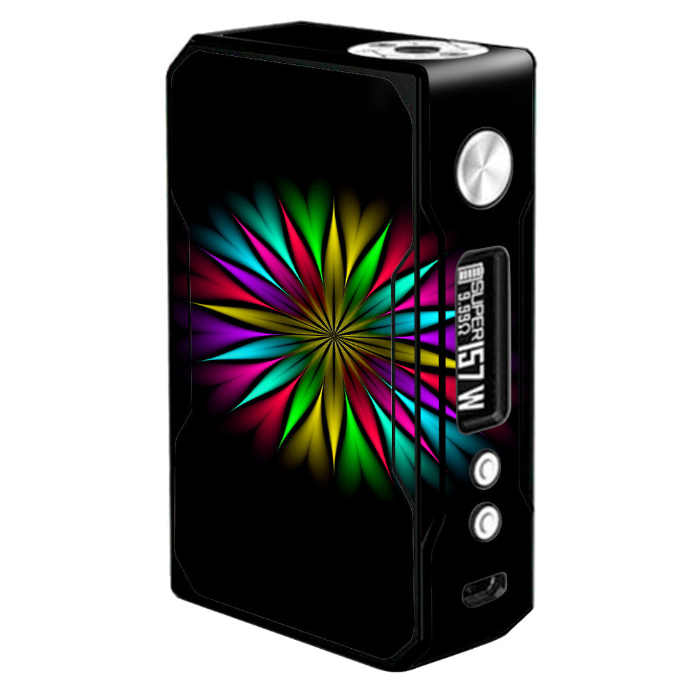  Neon Flower Trippy Shape Voopoo Drag 157w Skin