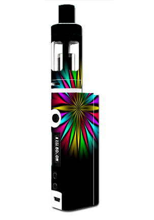  Neon Flower Trippy Shape Kangertech Subox mini Skin