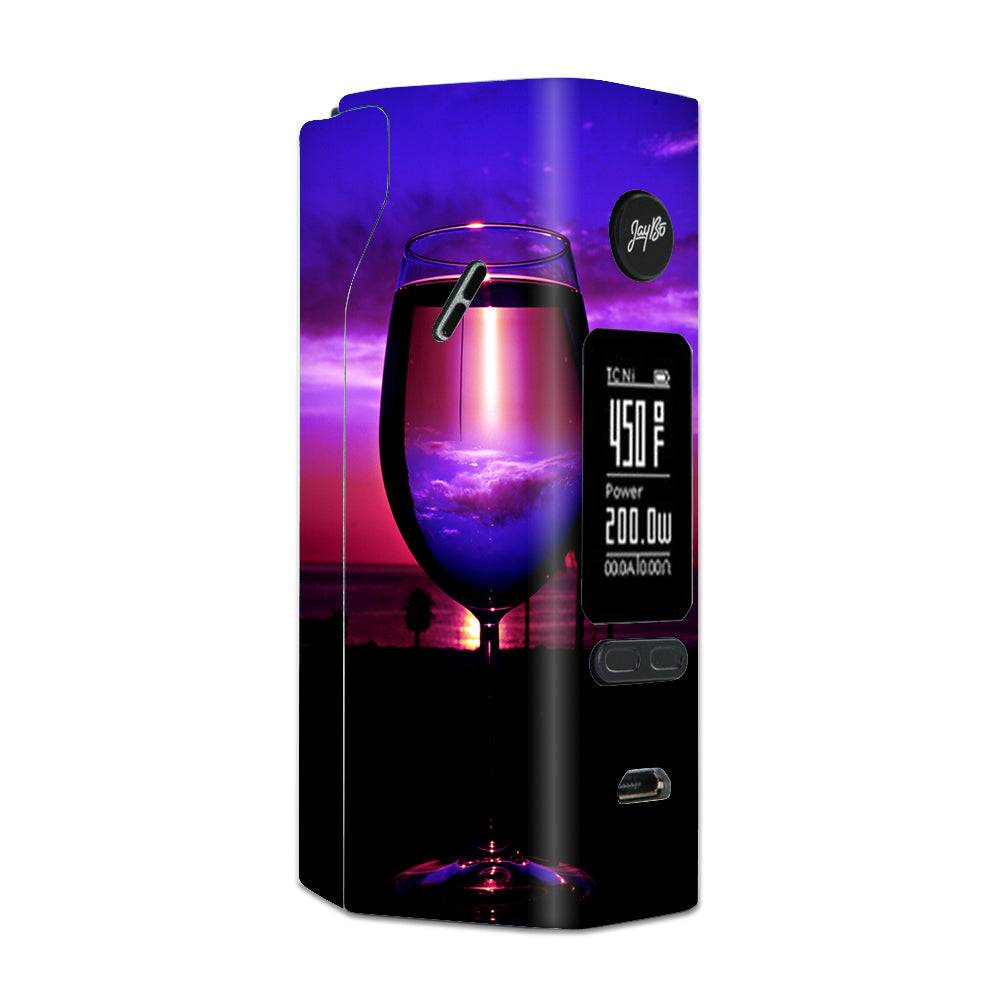  Tropical Sunset Wine Glass Wismec Reuleaux RX 2/3 combo kit Skin