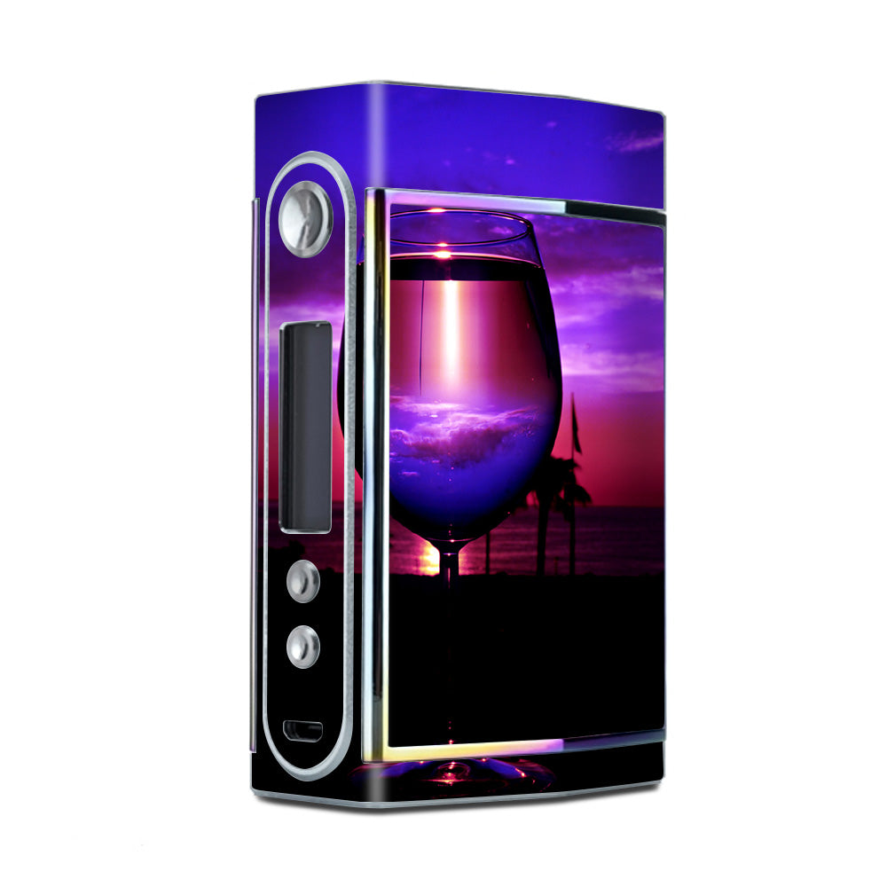  Tropical Sunset Wine Glass Too VooPoo Skin