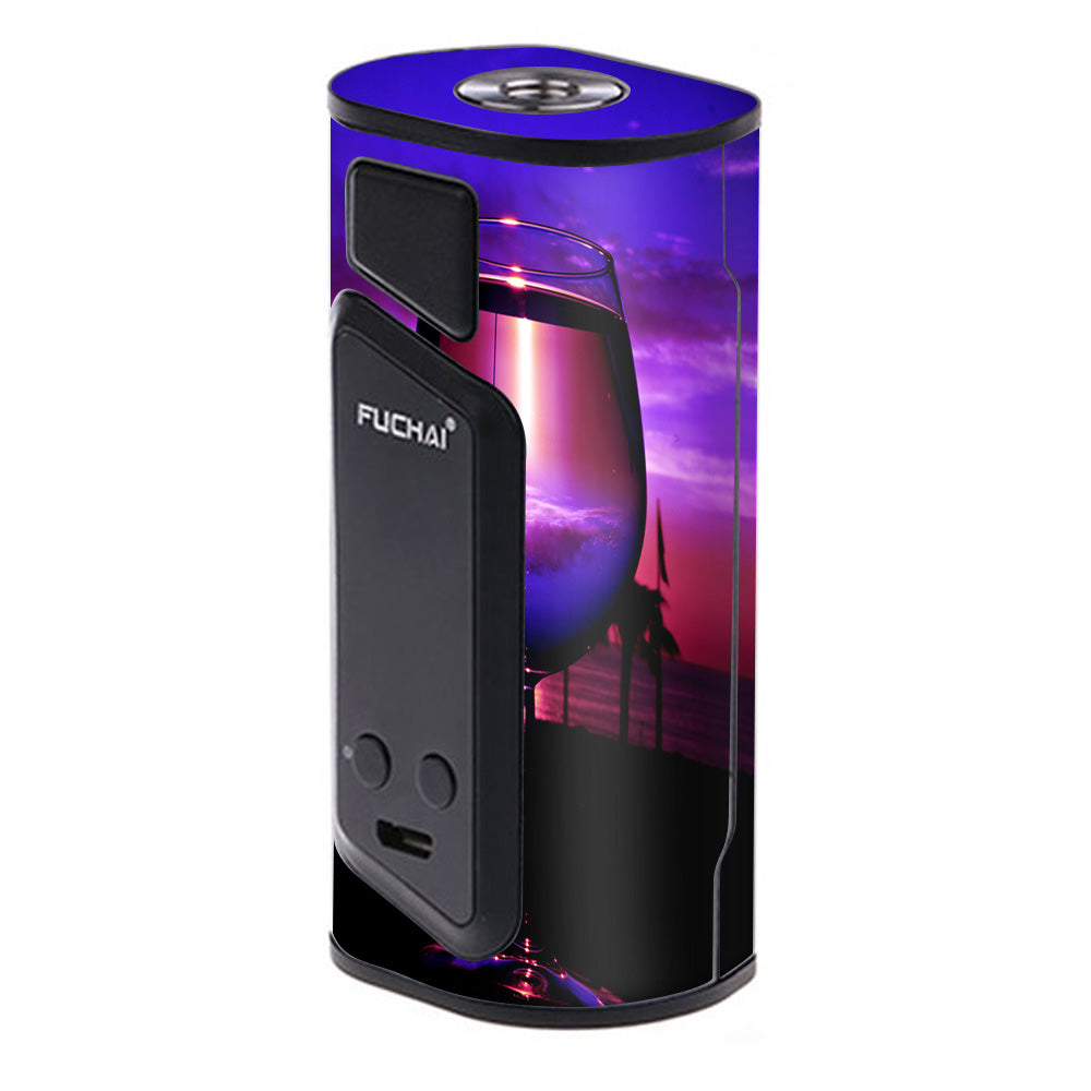  Tropical Sunset Wine Glass Sigelei Fuchai Duo-3 Skin