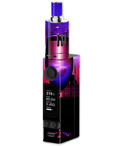  Tropical Sunset Wine Glass Joyetech Evic VTC Mini Skin