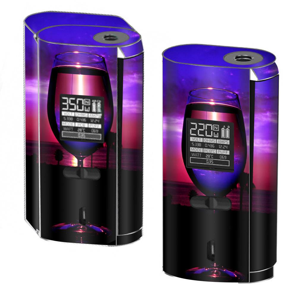  Tropical Sunset Wine Glass Smok GX2/4 350w Skin